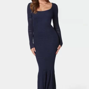 Sienna Crochet Midi Dress